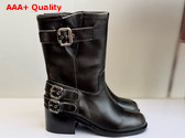 Chloe Dakota Ankle Boot in Black Calfskin Replica
