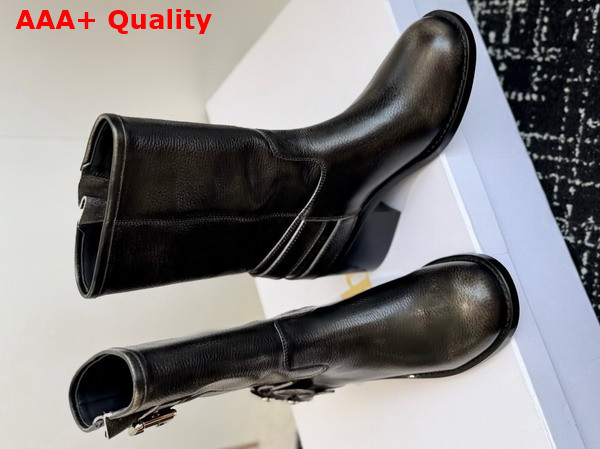 Chloe Dakota Ankle Boot in Black Calfskin Replica