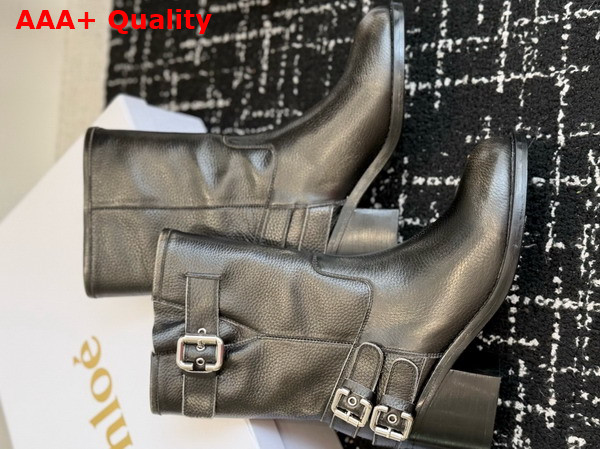 Chloe Dakota Ankle Boot in Black Calfskin Replica