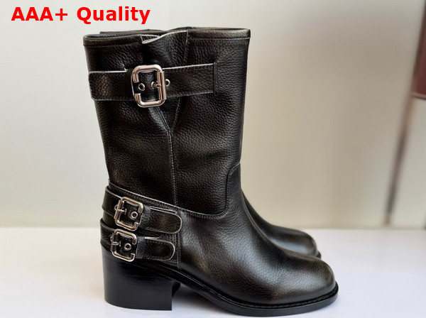 Chloe Dakota Ankle Boot in Black Calfskin Replica