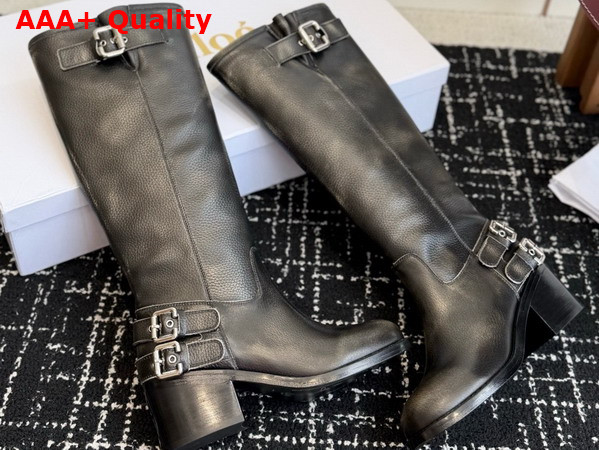 Chloe Dakota Boot in Calfskin Black Replica