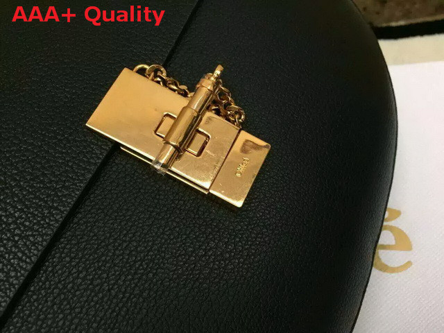 Chloe Drew Bag In Black Grained Leather Replica