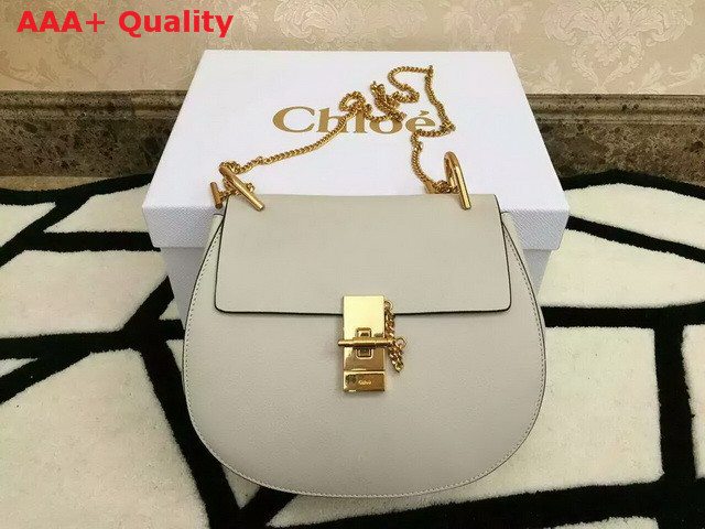 Chloe Drew Bag In Grained Leather Beige Replica