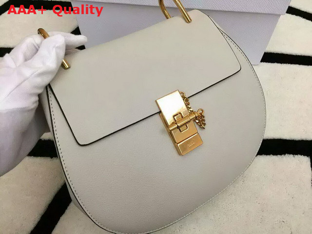 Chloe Drew Bag In Grained Leather Beige Replica