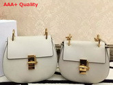 Chloe Drew Bag In Grained Leather Beige Replica
