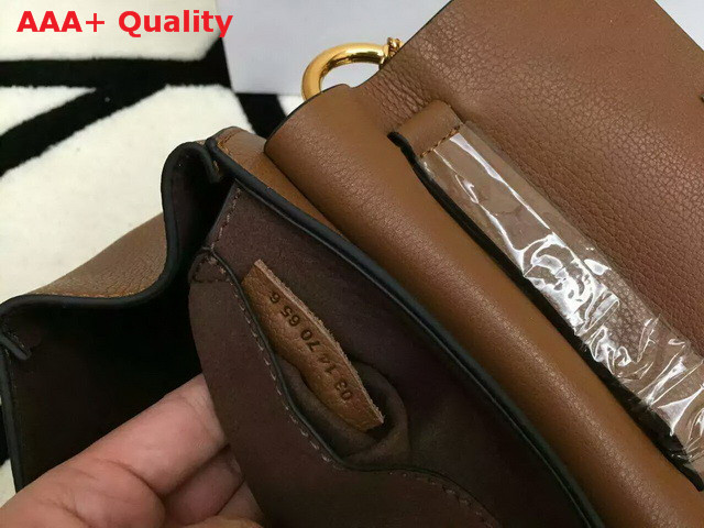 Chloe Drew Bag In Tan Grained Leather Replica