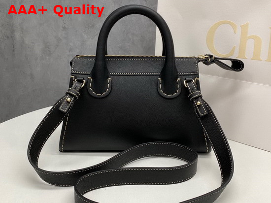 Chloe Edith Mini Bag in Buffalo Leather Black Replica