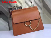 Chloe Faye Bag In Brown Smooth Calfskin Replica