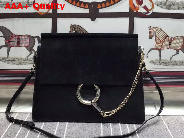 Chloe Faye Bag in Black Calfskin Replica