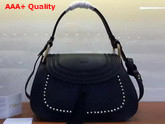 Chloe Hudson Large Bag in Black Smooth Calfskin Replica