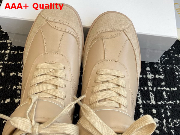 Chloe Kick High Top Sneaker in Pink Tea Calfskin Replica