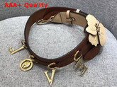 Chloe Leather Bag Strap in Brown Replica
