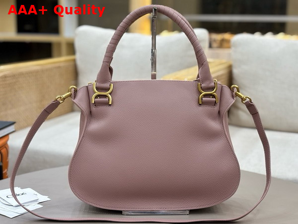 Chloe Marcie Bag in Woodrose Grained Leather Replica