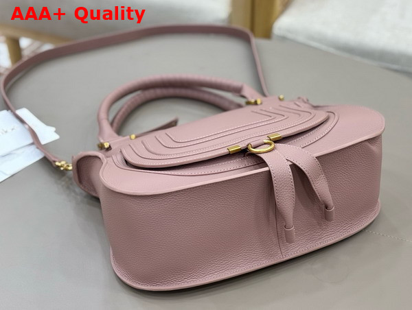 Chloe Marcie Bag in Woodrose Grained Leather Replica