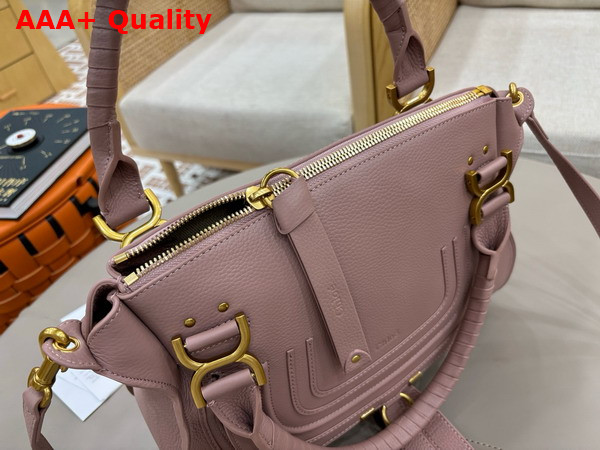 Chloe Marcie Bag in Woodrose Grained Leather Replica