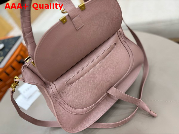 Chloe Marcie Bag in Woodrose Grained Leather Replica