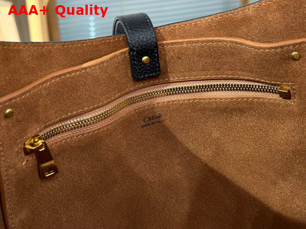 Chloe Marcie Hobo Bag in Black Grained Calfskin Replica