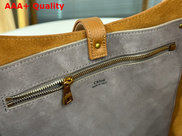 Chloe Marcie Hobo Bag in Pottery Brown Grained Calfskin Replica