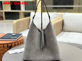 Chloe Marcie Hobo in Motty Grey Suede Leather Replica