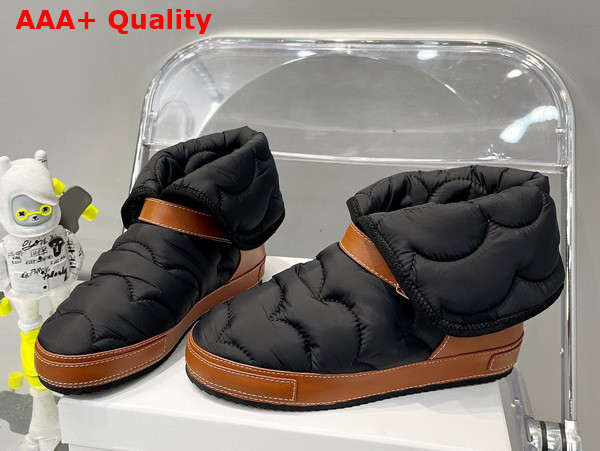 Chloe Maxie Padded Ankle Boot in Black Replica