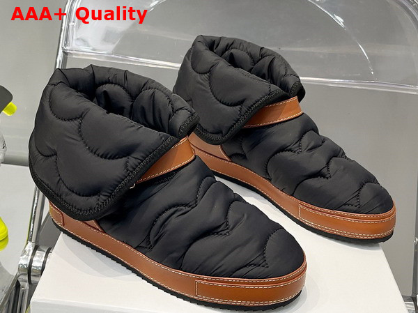 Chloe Maxie Padded Ankle Boot in Black Replica