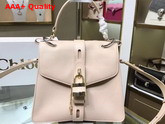 Chloe Medium Aby Day Bag in Beige Grained and Shiny Calfskin Replica