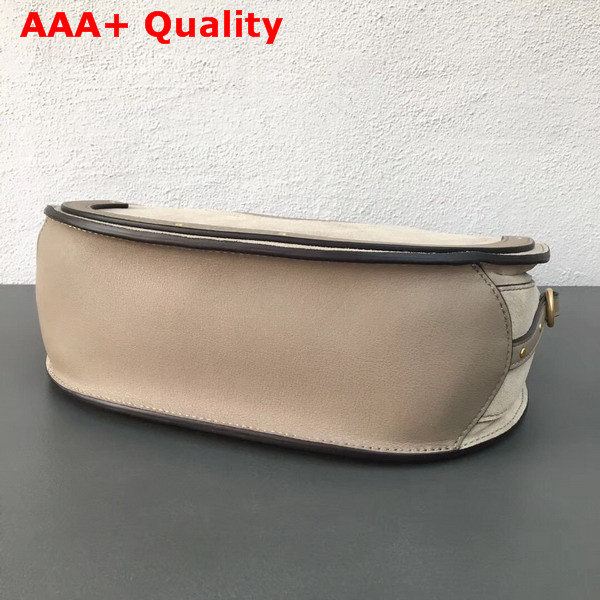 Chloe Medium Pixie Bag Motty Grey Suede and Smooth Calfskin Replica