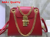 Chloe Mini Annie Shoulder Bag in Red Shiny Calfskin Replica