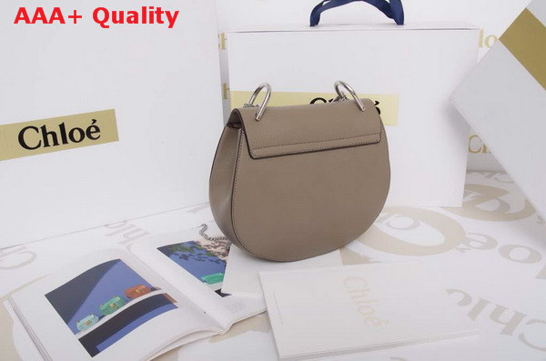 Chloe Mini Drew Bag in Grey Grained Calfskin Replica