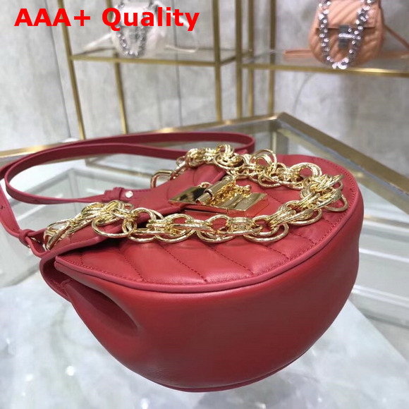 Chloe Mini Drew Bijou Bag in Red Quilted Smooth Calfskin Replica