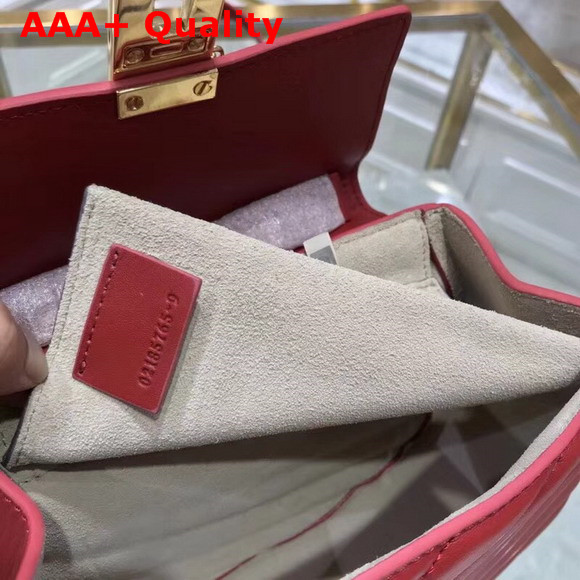 Chloe Mini Drew Bijou Bag in Red Quilted Smooth Calfskin Replica