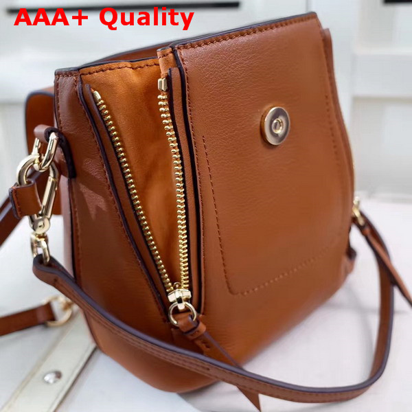Chloe Mini Faye Backpack in Tan Smooth and Suede Calfskin Replica