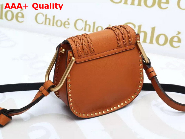 Chloe Mini Hudson Bag In Smooth Calfskin With Suede Calfskin Tassel Caramel Replica