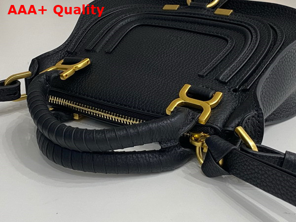 Chloe Mini Marcie Bag in Black Grained Leather Replica