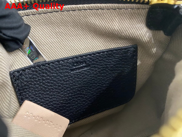 Chloe Mini Marcie Bag in Black Grained Leather Replica