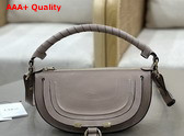 Chloe Mini Marcie Shoulder Bag in Woodsmoke Soft Leather Replica