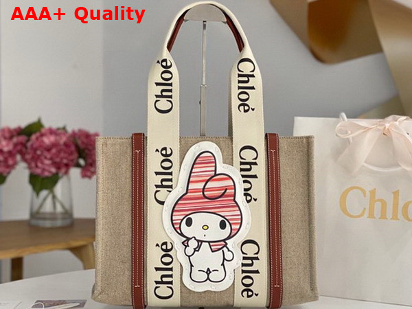 Chloe My Melody for Chloe Medium Woody Tote Bag Replica
