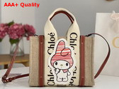 Chloe My Melody for Chloe Small Woody Tote Bag Replica