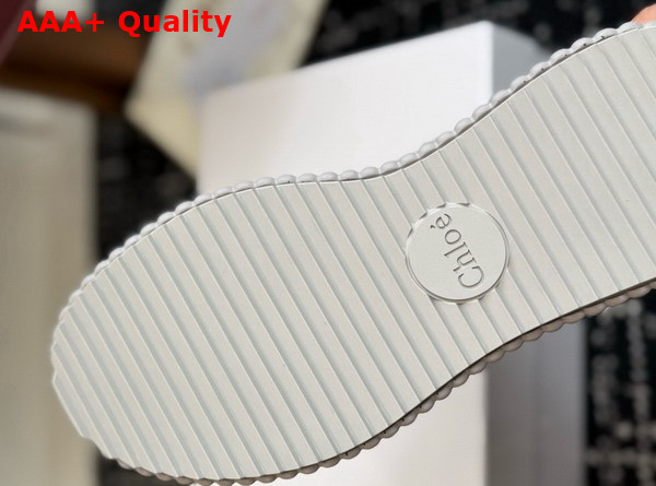 Chloe Nama Wedge Mule in Grey Replica