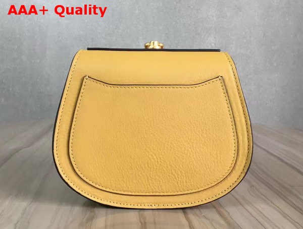 Chloe Nile Bracelet Bag in Yellow Smooth and Suede Calfskin Replica