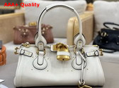 Chloe Paddington Bag in Cloudy Cream Grained Leather Replica