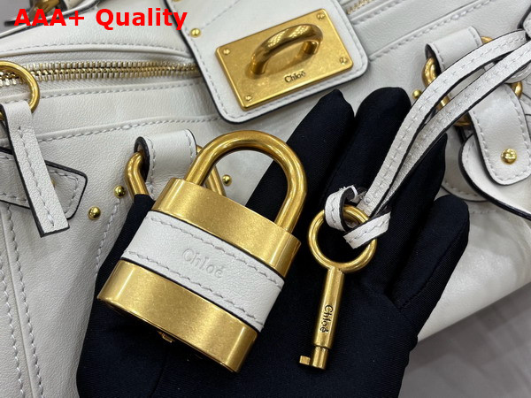 Chloe Paddington Bag in Cloudy Cream Grained Leather Replica