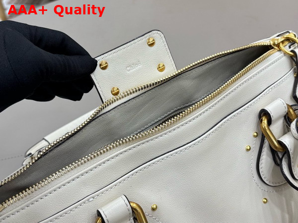 Chloe Paddington Bag in Cloudy Cream Grained Leather Replica