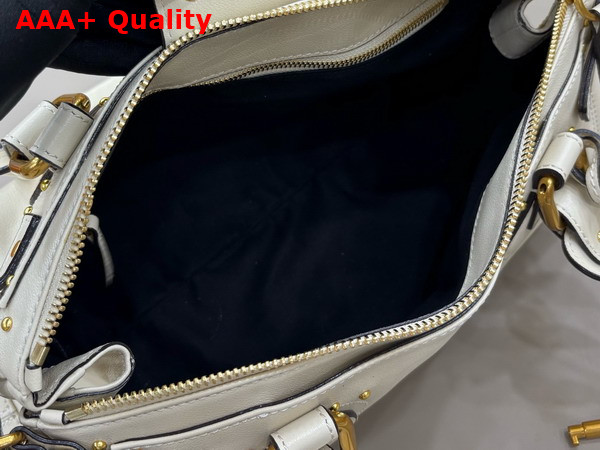 Chloe Paddington Bag in Cloudy Cream Grained Leather Replica