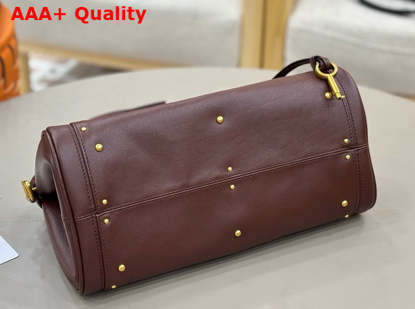 Chloe Paddington Bag in Crafty Grenat Leather Replica