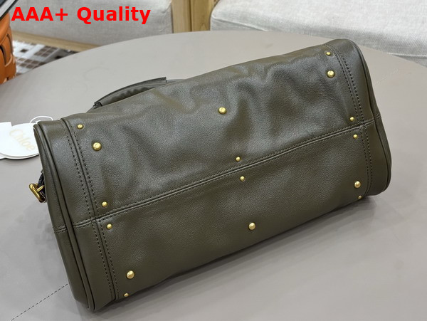 Chloe Paddington Bag in Winter Ivy Grained Leather Replica