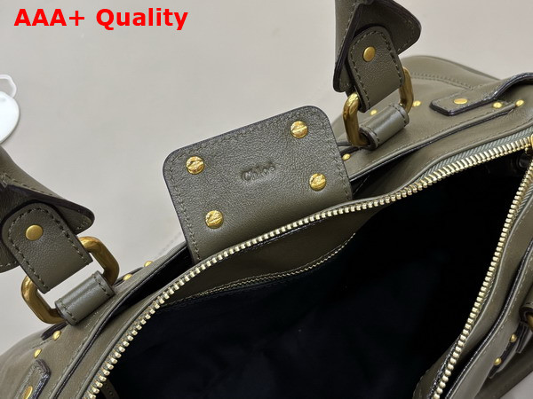 Chloe Paddington Bag in Winter Ivy Grained Leather Replica