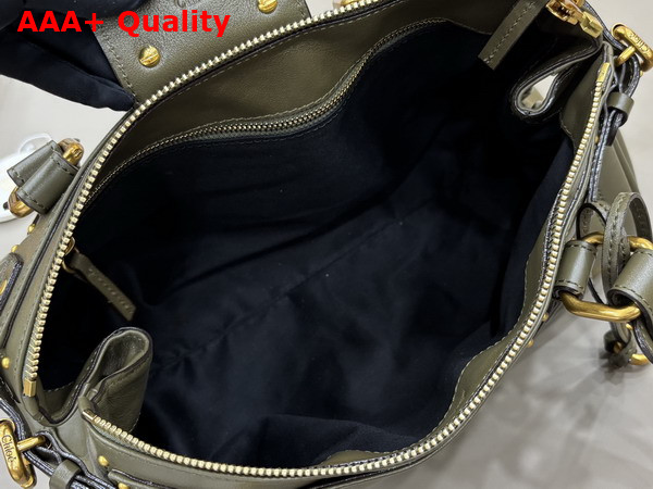 Chloe Paddington Bag in Winter Ivy Grained Leather Replica