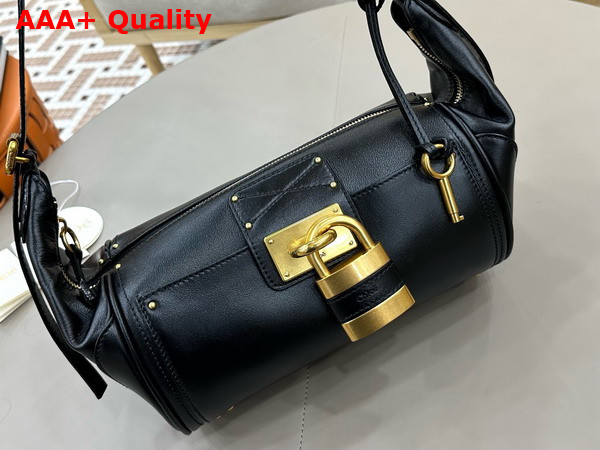 Chloe Paddington Crossbody Bag in Black Grained Leather Replica