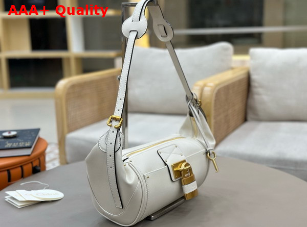 Chloe Paddington Crossbody Bag in Cloudy Cream Grained Leather Replica